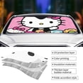 thumbnail image 5 of Hello Kitty Car Windshield Sunshades, Front Windshield Sun Shade, Hardened Sun Visor Shield Cover, Foldable Reflector For Car Truck Suv, Keeps Your Vehicle Cool, 5 of 8
