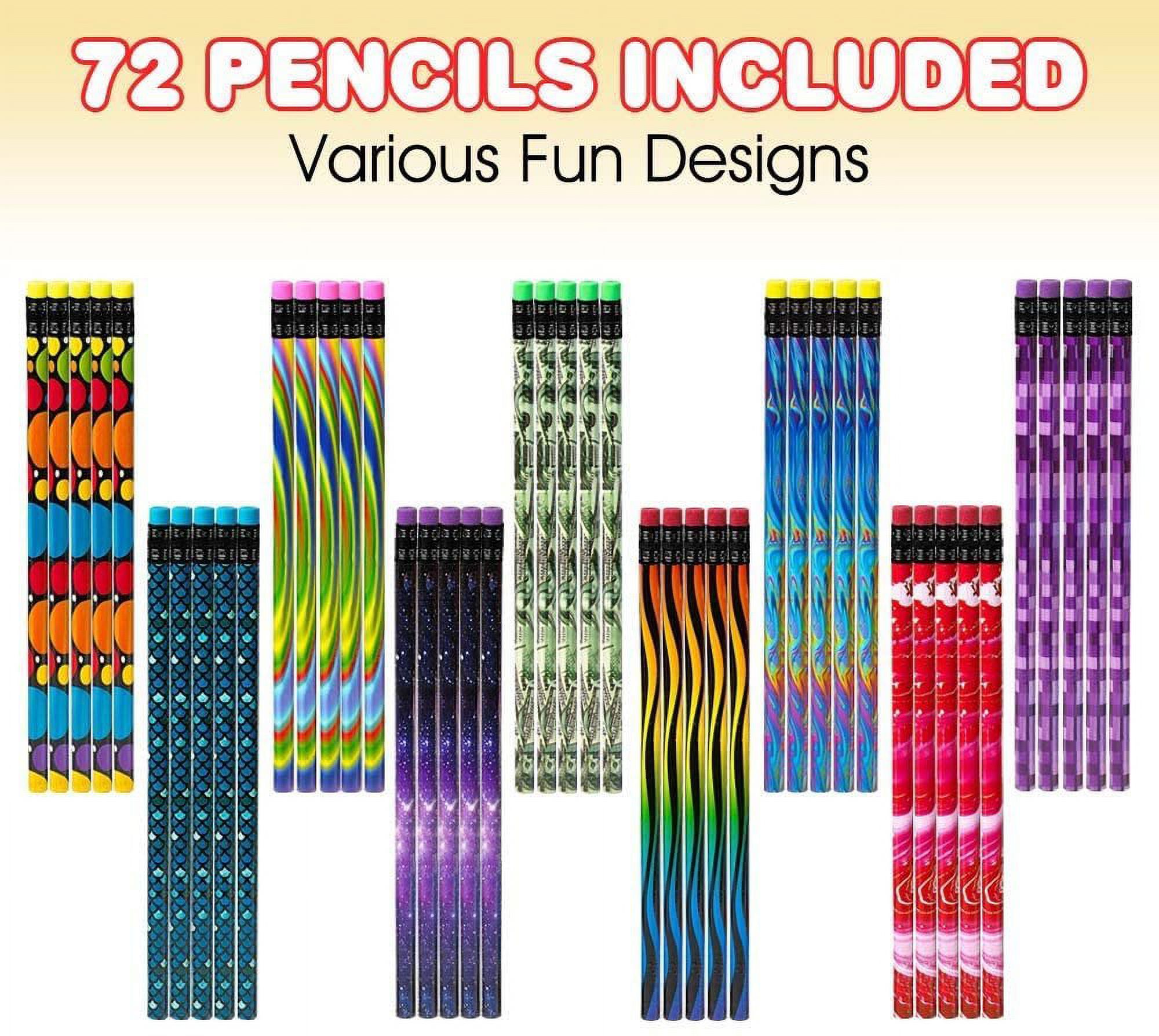 ArtCreativity Pencils with Erasers - 72 Count Value Pack