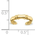 thumbnail image 2 of Primal Gold 14 Karat Yellow Gold Bamboo Toe Ring, 2 of 7