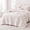 Pink-King (106"x98"), variant on Alaskan King Quilts 132x120 Blue Shabby Chic Flbedspread Coverlet Set