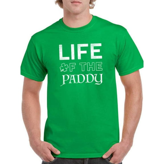 Smartprints Mens Graphic Tee - Life Of The Paddy - Regular Fit 100% Cotton