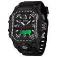 thumbnail image 6 of 2026 New Square Digital Watches for Men  Waterproof Unique Rectangle Watch Stopwatch Countdown Alarm Analog Silicone Strap, 6 of 7