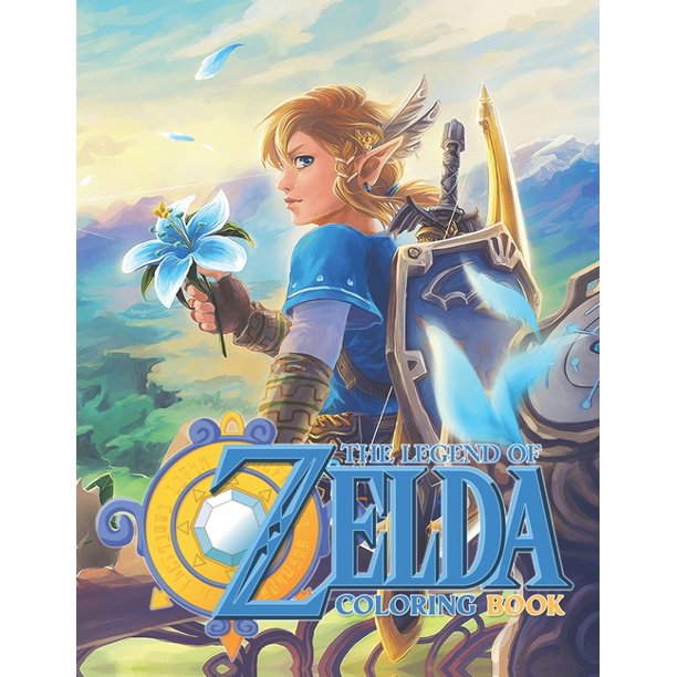the legend of zelda coloring book amazing coloring book for everyone with high quality illustrations of favorite characters zelda for coloring and having fun cov 26 paperback walmart com