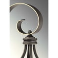 thumbnail image 4 of Progress Lighting, Cadence, 3-Light Hanging Lantern, Oil Rubbed Bronze, Clear Water Glass Panels, 4 of 5