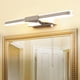 thumbnail image 2 of Lámpara de espejo de baño LED de 40 cm, lámpara de espejo LED de pared, luz de espejo de baño con interruptor de tirador, 3000 K, 640 lm, 8 W, IP44, luces acrílicas WddnAot, 2 of 5