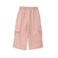 thumbnail image 4 of GDREDA Boy’s Pants Boy's Spring And Summer Street Leisure Sports Pocket Drawstring Stretch Waist Color Cargo 7 Division Of Labor Pants, 4 of 7