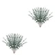 thumbnail image 2 of Toystoory 12 piezas de ramo de plantas simuladas de bajo precio con alta rentabilidad, gran cantidad de plantas artificiales, decoración de Escarcha verde oscuro 2Conjunto, 2 of 6