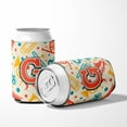 thumbnail image 5 of Letter G Retro Teal Orange Musical Instruments Initial Can or Bottle Hugger, 5 of 5