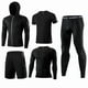 thumbnail image 1 of Conjunto deportivo multiusos para hombre, 5 piezas, para exteriores, ajustado, informal, para gimnasio, correr, 1 of 5