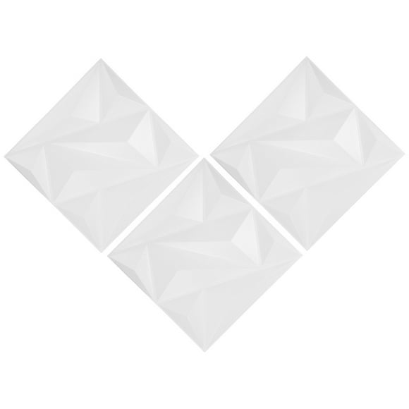 HEALEEP 3Set Plastic Wall Panel for Various Occasions 3D Wall Panels 12x12in