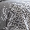 thumbnail image 4 of City Scene Branches Cotton Comforter Set, King, Gray, 4 of 4