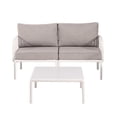 thumbnail image 2 of Outdoor Plastic Furniture with Coffee Table / 5.5" Thick Cushions, Stable Structure for Patio, 2 of 7