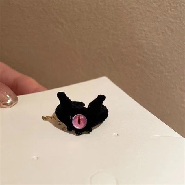 Lindo anillo de monstruo de gato lindo moda femenina anillo de dedo de dieta ajustable abierto anillo de personalidad de novias
