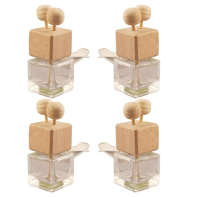 4 piezas de Difusor de aromaterapia Vacias Salvador colgante de olor Botella de perfume colgante