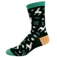 thumbnail image 4 of Women's Mama Llama Socks Funny Alpaca Mother's Day Cute Animal Novelty Footwear, 4 of 9