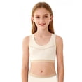 thumbnail image 5 of hengsof Teen Girls Everyday Comfort Bralette for 12-15 Years, Breathable Stretch Soft Support Camisole, Youth Light Support Undergarment, 5 of 6