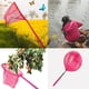 thumbnail image 5 of Eigraketly Red de aterrizaje portátil extensible para deportes acuáticos, limpieza de piscinas, acuario, jardín, pesca, insectos, juguete de malla para Pescar Rosado Eigraketly OD028669-02, 5 of 6