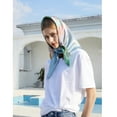 thumbnail image 4 of Pure Silk Scarf Painting Printemps, 4 of 8