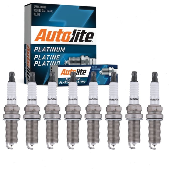 8 pc Autolite Platinum Spark Plugs compatible with Jeep Grand Cherokee 6.2L V8 2018-2019