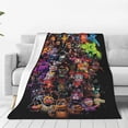 thumbnail image 2 of Five Nights At Freddy'S Fleece Blanket Super Soft Cozy Warm Flannel Fleece Throw Blanket For Couch Bed Sofa Throw 60"X50", 2 of 7