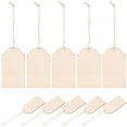 thumbnail image 7 of MLINS Wooden Tags with Holes for Decor Unfinished Blank Wood Tags for DIY Crafting and Xmas Tree 10 pcs, 7 of 7