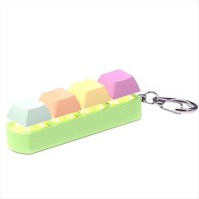 Juguetes de DescompresióN Teclado Clicker Juguete Teclado Cubo-Juguete Llave MecáNica BotóN de Juguete Alivio del EstréS para Regalos para Adultos,F