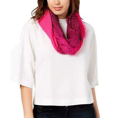 INC International Concepts Womens Ombre Waffle Loop Scarf