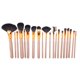 thumbnail image 2 of Juego de brochas de maquillaje para pelo de animales, 20 piezas, sombra de ojos, base, pincel de labios, Kit de herramientas de maquillaje, 2 of 8