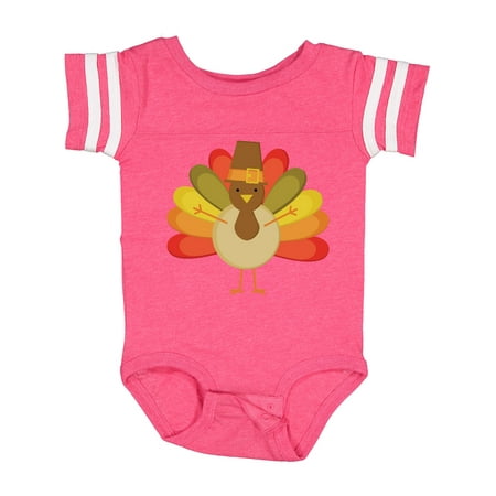 

Inktastic Thanksgiving Pilgrim Turkey Holiday Gift Baby Boy or Baby Girl Bodysuit