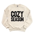 thumbnail image 3 of Cozy Season Bold Distressed - Women's Graphic Sweatshirt, 3 of 12