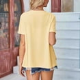 thumbnail image 6 of ATOYSOY Women's Short Sleeve Crochet Cardigan , Open Front Summer Eyelet Hollow Cardigan with Pockets Yellow XL, 6 of 6