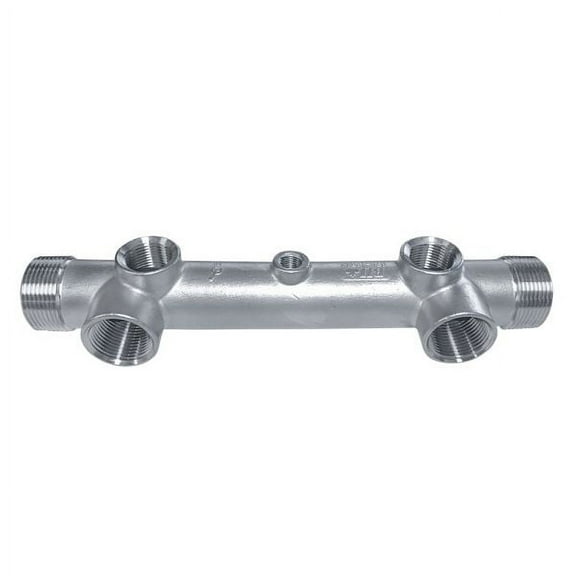 304 Stainless Steel Manifold - 1 1/4" X 11"