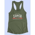 thumbnail image 3 of Varsity Denim Super Banner Racerback Tank Women -Image by Shutterstock, Female x-Small, 3 of 4