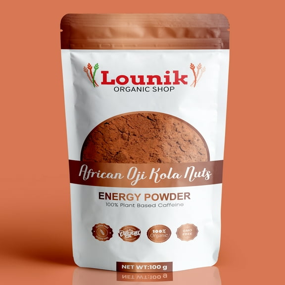 AFRICAN OJI KOLA NUTS ENERGY POWDER - 100% Plant Based Caffeine