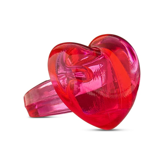 Heart Ring Party Favors, Red, 10 Count, Valentine's Day by Way To Celebrate