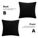 thumbnail image 5 of 2 Packs de Fundas de Almohada Decorativas Bohemias para Sofá, Cama, Decoración Del Hogar, 18x18 Pulgadas, Negro, 5 of 6