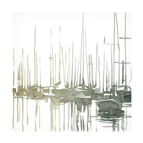 Emma Caroline 'Early Morning Wharf I' Canvas Art