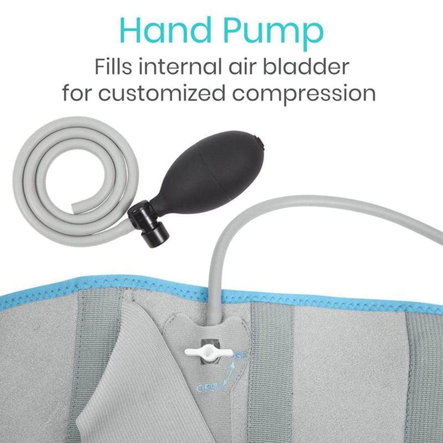 Arctic Flex Wearable Ice Pack Back Brace with Air Pump – Reusable Hot & Cold Gel Pack Belt for Lower Back Pain Relief, Sciatica, Injuries, and Compression Therapy for Men & Women