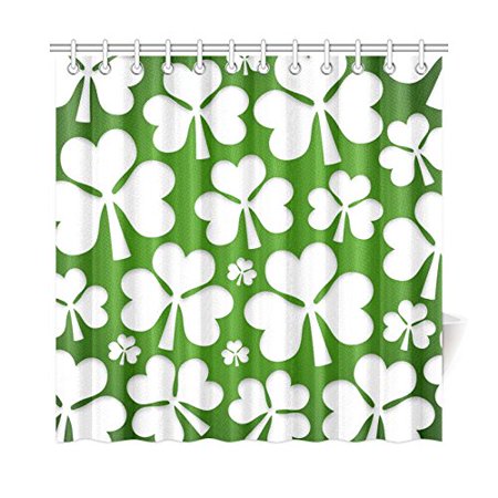 Mkhert Shamrock Shower Curtain Home Decor Bathroom Shower