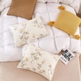thumbnail image 4 of Huangxibin Pillowcases Standard Size, Floral Print Pattern Pillow Cover , Super Soft Zippered Pockets Standard Pillow Case Set, 4 of 4