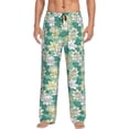 thumbnail image 1 of Gaeub Lotus Flower1 Print Mens Pajama Pants,Lounge Pants With Pockets And Drawstring-Small, 1 of 6