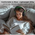 thumbnail image 2 of FONHAID Gaming Headset for PC, PS5, PS4, Laptop, Switch, MAC, Xbox Headset with Noise Canceling Microphone, Wired Over-Ear Headphones with Bass Surround & Ultralight Weight, Black&Green, 2 of 8