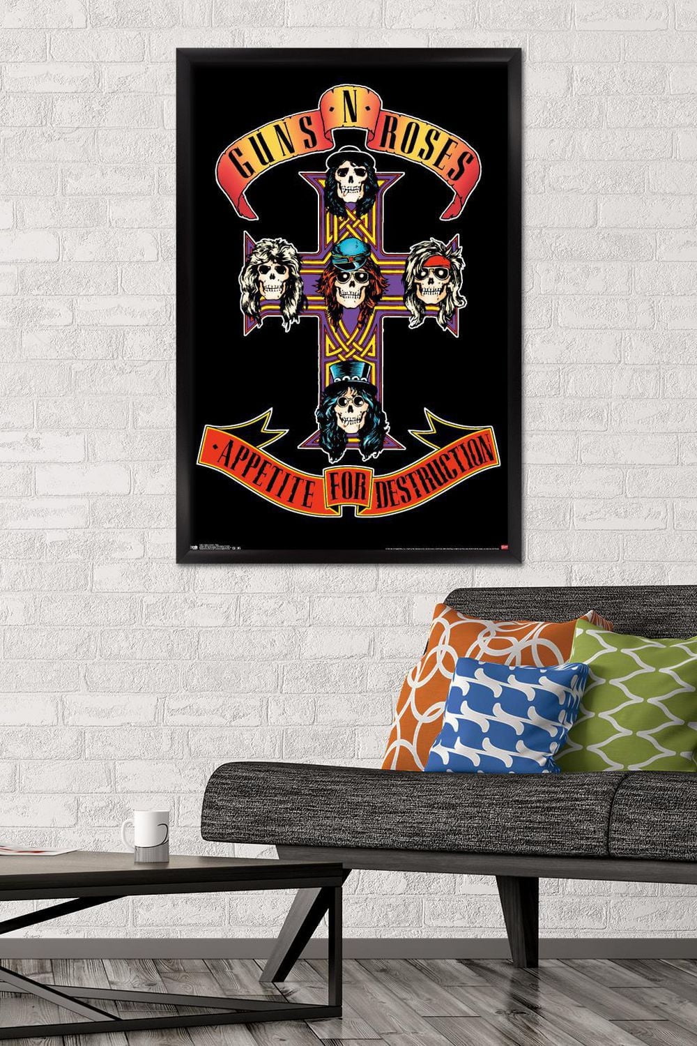 Guns N' Roses - Cross Wall Poster, 22.375" x 34"