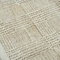 thumbnail image 3 of 8' X 12' Brown Geometric Flatweave Handmade Distressed Area Rug With Fringe, 3 of 10