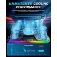 thumbnail image 2 of Almohadilla de refrigeración para portátil ChillCore A21 RGB con 9 ventiladores de 15,6 a 19,3 pulgadas, 2 of 7
