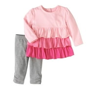 Newborn Baby Girl Knit Tunic and Legging Outfit Set