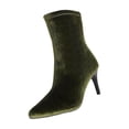 thumbnail image 2 of Willtoo Womens Pointed Toe Stiletto Ankle Boots Stretch Slim Fit Back Zipper Dress Booties Elegant Party Heeled Short Boots, 2 of 6