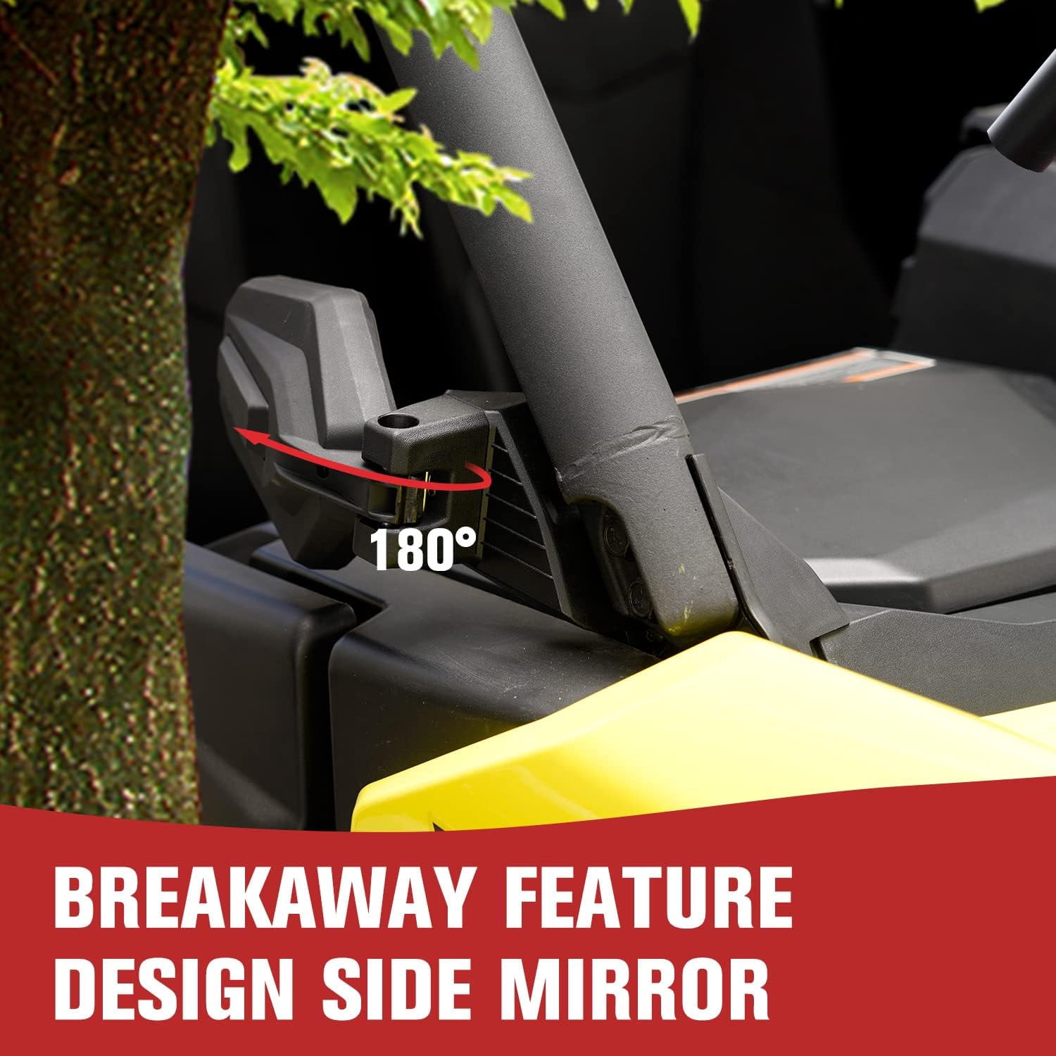 A & UTV PRO Rear View Mirror & Side Mirrors for 2018-2023 Can-Am Maverick Trail Sport