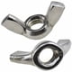 thumbnail image 1 of Tuercas de mariposa M12 (paquete de 5) galvanizadas para pernos y sujetadores - Certificado estándar de sujetadores de alta resistencia ISO965 DIN315 M12 (32 mm x 66 mm), 1 of 5