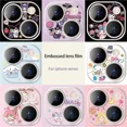 thumbnail image 2 of Cartoon Hello Kitty Protective Glass Film Tempered Glass For iPhone 15 14  Pro Max 13 12 11 Back Camera Lens Screen Protector, 2 of 7